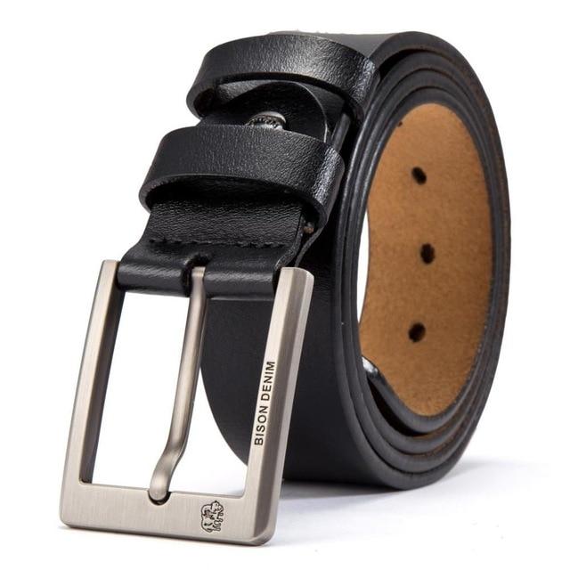 BISON DENIM™ Genuine Leather Vintage Belt For Men