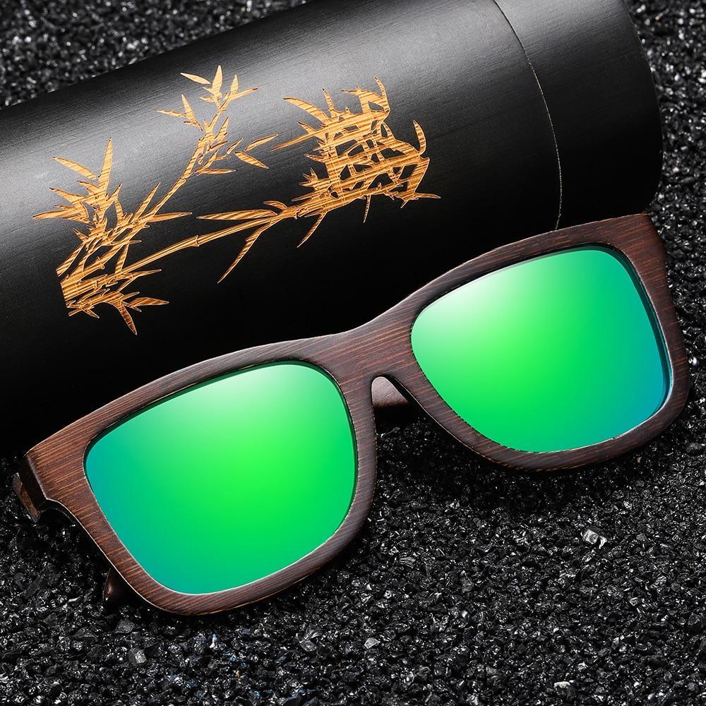 GM™ Natural Bamboo Polarized Sunglasses
