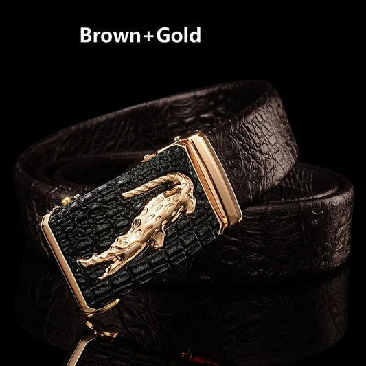 DESTINY™ Alligator Pattern Genuine Leather Belt For Men