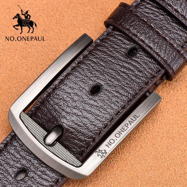 NO.ONEPAUL Jeep Genuine Leather Belt For Men