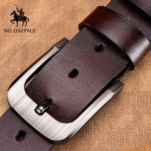 NO.ONEPAUL Jeep Genuine Leather Belt For Men