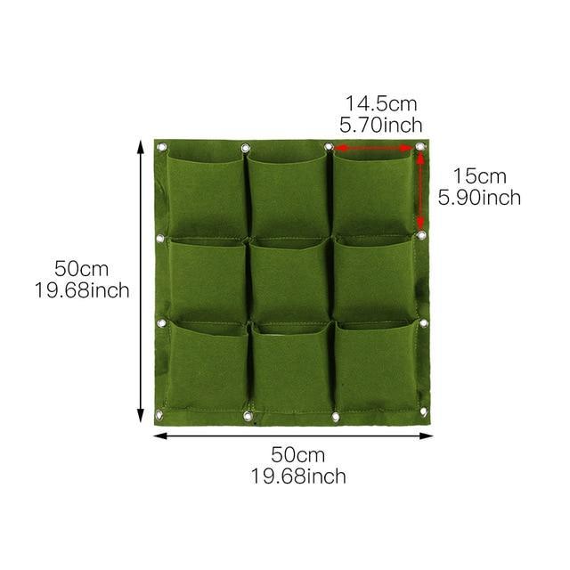 IndoorGarden™ Vertical Hanging Wall Planter