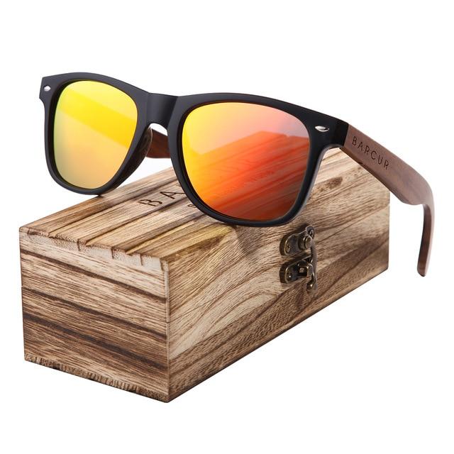 BARCUR™ Black Walnut Wood Polarized Sunglasses