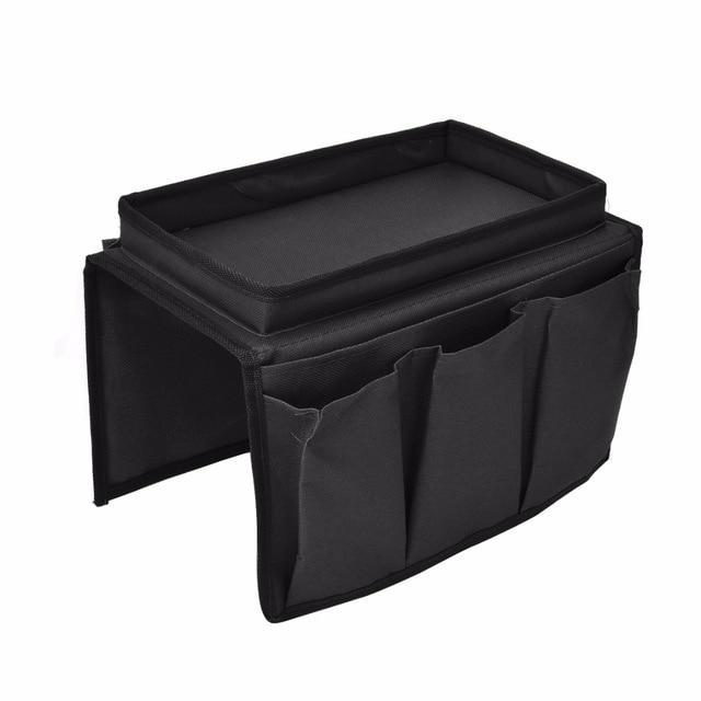 SofaComfort Large Capacity Sofa Armrest Tray & Organizer