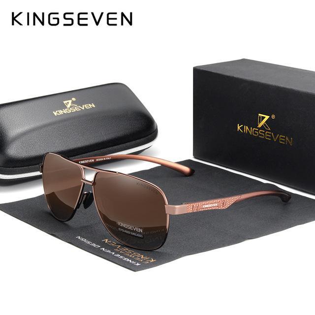 KINGSEVEN™ Aluminum Polarized UV400 Unisex Sunglasses