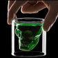 Double Wall Designer Skull Head Shot Glass 25ml-250ml ***2pcs***