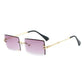 OEC CPO™ Elegant Rimless Rectangle Sunglasses For Women