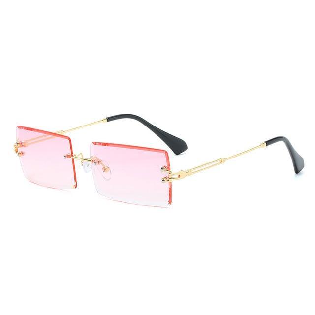 OEC CPO™ Elegant Rimless Rectangle Sunglasses For Women