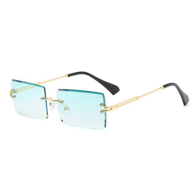 OEC CPO™ Elegant Rimless Rectangle Sunglasses For Women
