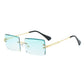 OEC CPO™ Elegant Rimless Rectangle Sunglasses For Women