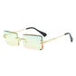 OEC CPO™ Elegant Rimless Rectangle Sunglasses For Women