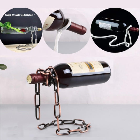 Levitation™ Magic Rope / Metal Chain Wine Rack