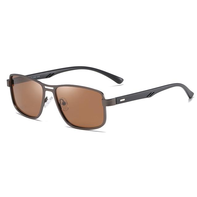 NO.ONEPAUL™ Metal Squared Frame Polarized Sunglasses for Men