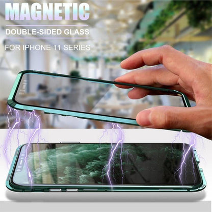 360 Degrees Tempered-Glass Magnetic Phone Case for iPhone