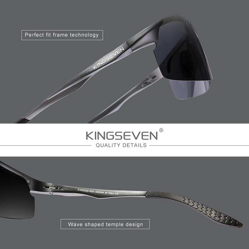 KINGSEVEN Polarized Aluminum Driving Sunglasses