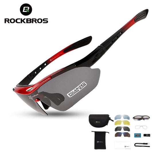 RockBros™ Unisex Outdoor Sporty Polarized Sunglasses set