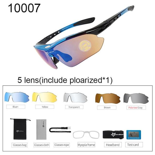 RockBros™ Unisex Outdoor Sporty Polarized Sunglasses set