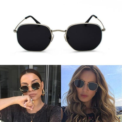 hexagon unisex sunglases