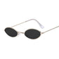 Retro Small Oval Sunglasses for Women