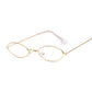 Retro Small Oval Sunglasses for Women