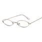 Retro Small Oval Sunglasses for Women