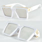 Symmetry™ UV400 Unisex Square Luxury Sunglasses