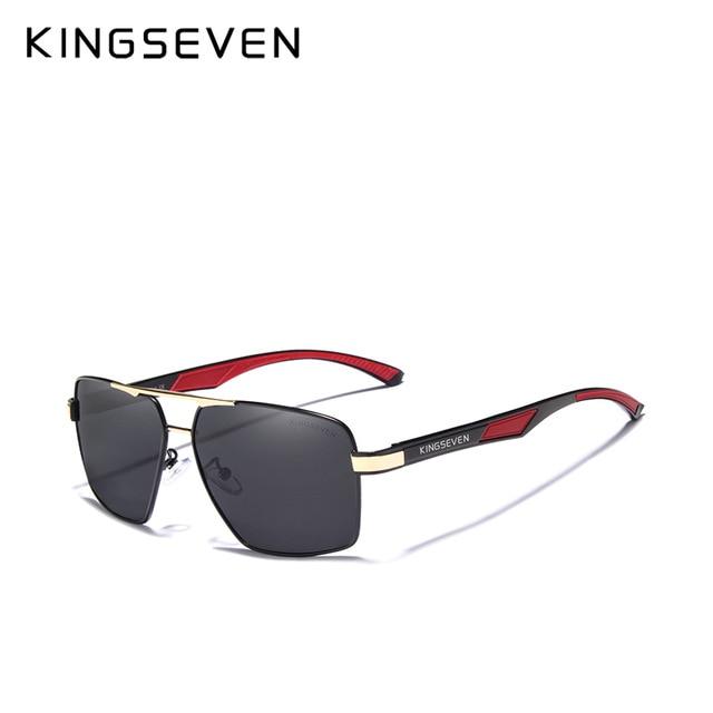 KINGSEVEN™ Futuristic Mirror Polarized Sunglasses For Men