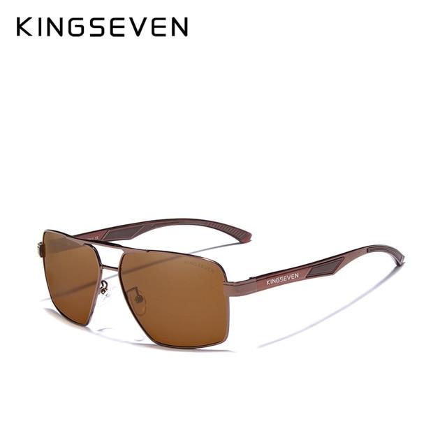 KINGSEVEN™ Futuristic Mirror Polarized Sunglasses For Men