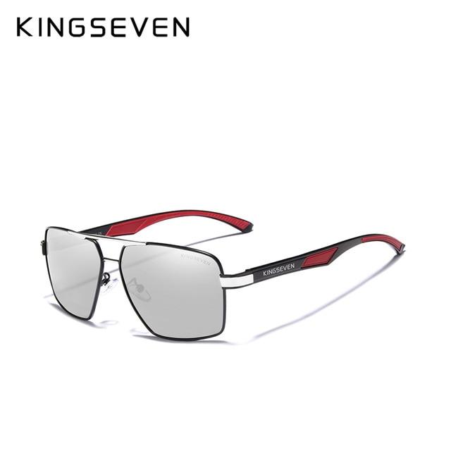 KINGSEVEN™ Futuristic Mirror Polarized Sunglasses For Men