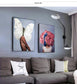 Lady Flower Art Canvas Painting