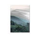 Scandinavian Travel Teal Landscape Canvas