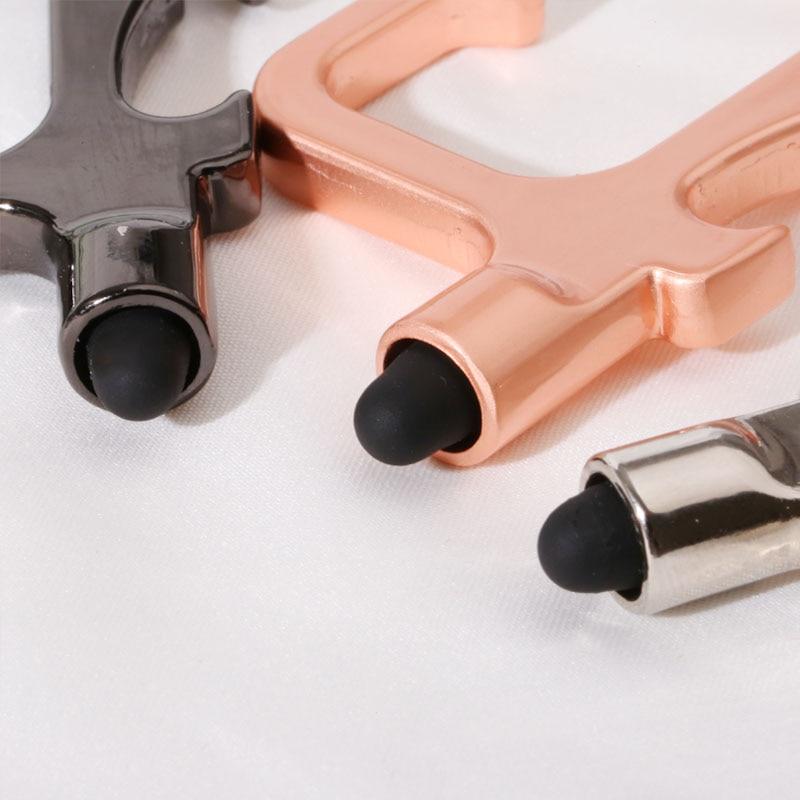 Smart 4 in 1 Touch-less EDC Door Opener With Stretchable Keychain ***2 pcs set***