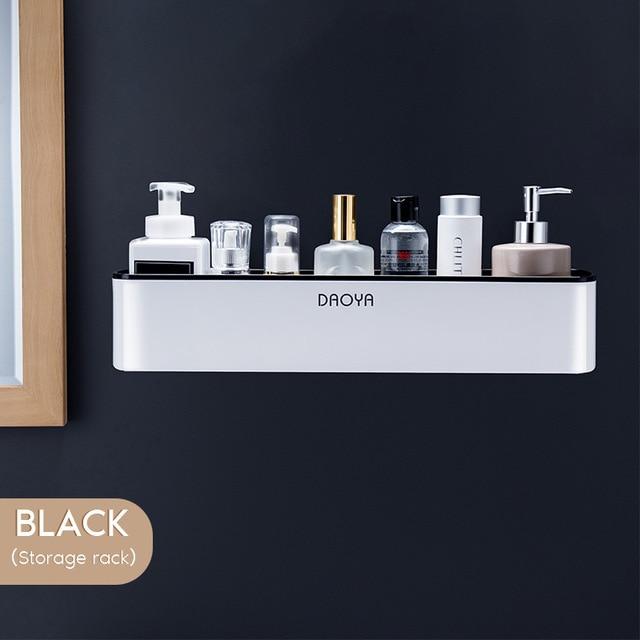 Drill-free Multifunctional Wall Mounted Storage Shelf