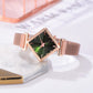 Luxury Women's Square Diamond Watch