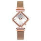 Luxury Women's Square Diamond Watch