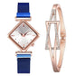 Luxury Women's Square Diamond Watch