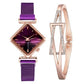 Luxury Women's Square Diamond Watch