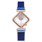 Luxury Women's Square Diamond Watch