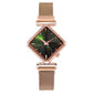 Luxury Women's Square Diamond Watch