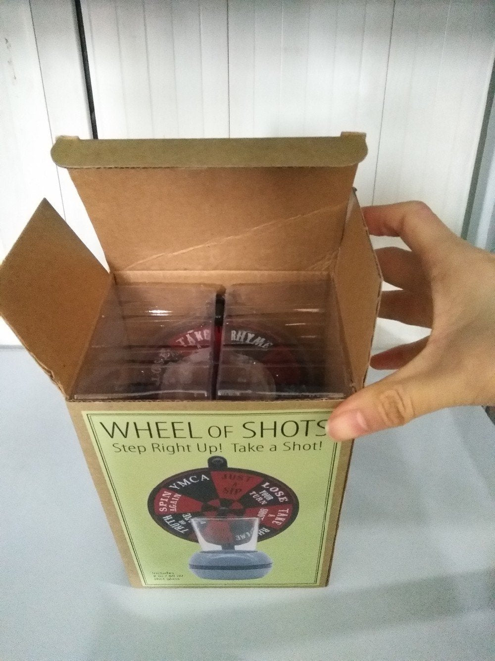 Wheel of Shots Spining Glass Game - Indigo-Temple