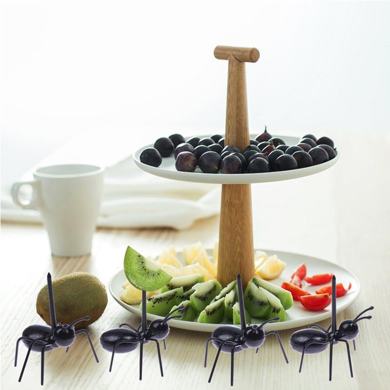 Ant Multiple Use Snack  Fork 12pcs/set - Indigo-Temple