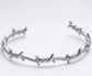 REX-   Twist thorns Cuff  Bracelet - Indigo-Temple