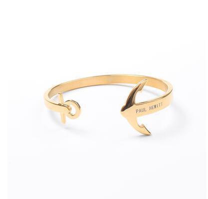FEZ- Anchor Cuff Bracelet - Indigo-Temple