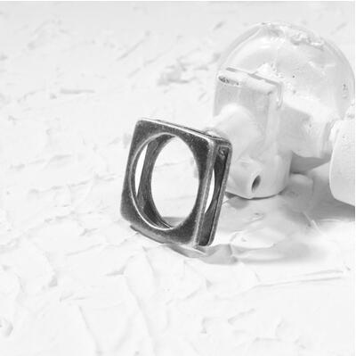 DAN-  Stainless Steel Ring - Indigo-Temple