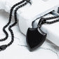 Nini - Necklace  Pendant  Titanium Steel - Indigo-Temple