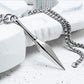 kunai  Euro -   Necklace Pendant Titanium - Indigo-Temple