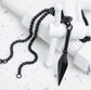 kunai  Euro -   Necklace Pendant Titanium - Indigo-Temple