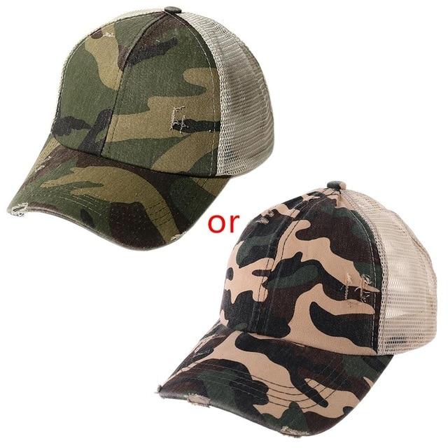 Criss Cross Easy Ponytail Cap