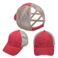 Criss Cross Easy Ponytail Cap