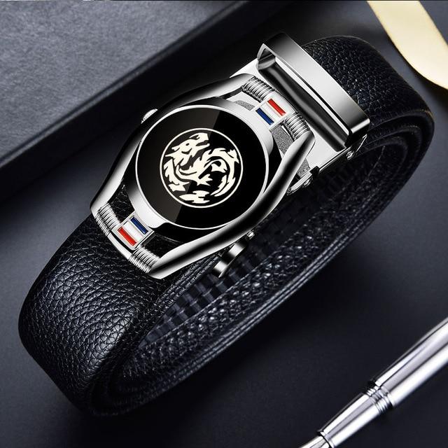 CARTELO™ Automatic Buckle Genuine Leather Belt For Men